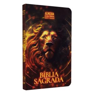Bíblia Sagrada - Slim Capa Dura - Leão Épico