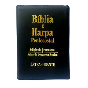 Bíblia L. gigante - Luxo com Harpa