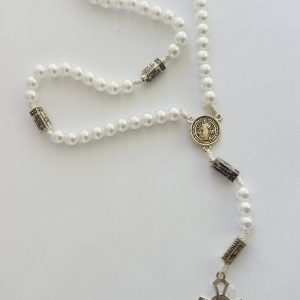 Terço contemplação medalha de São Bento