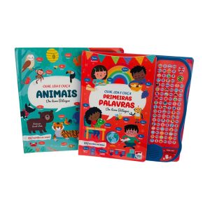 Olhe, leia e ouça - Bilíngue - Animais - Primeiras palavras